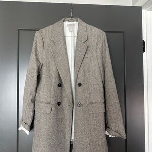 H&M Textured Gray Blazer